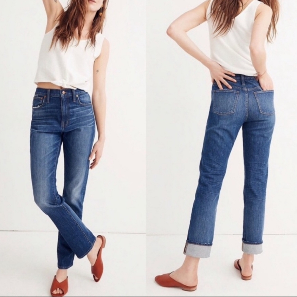 Madewell High Rise Slim Boyjean